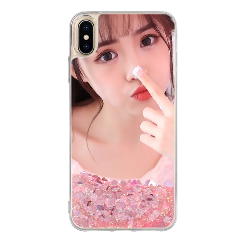 任意型号苹果x手机壳定制iPhone11Pro Max流沙XS照片MAX来图订做11硅胶液体软promax防摔7Plus保护套XR女款6P
