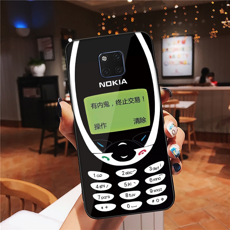 华为mate20pro手机壳mate20x玻璃壳夜光mate20诺基亚保护套有内鬼终止交易全包防摔个性创意恶搞怪男抖音同款