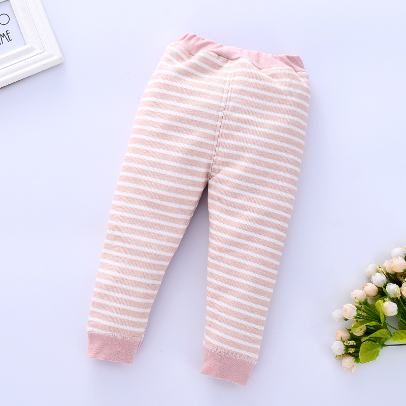 Dày cô gái cậu bé kẹp bông kéo edglow childrens quần ấm lỏng mặc bên ngoài mặc womens trân phổ thông cộng với nhung cao 2018.