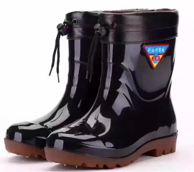 Chaussures - bottes caoutchouc homme pour hiver - semelle tendon - Ref 960176 Image 8