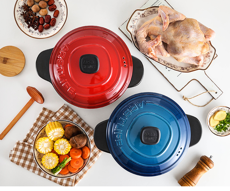 Ya cheng DE stew casserole soup pot casserole stew ceramic household pot soup flame to hold to high temperature gas in large saucepan