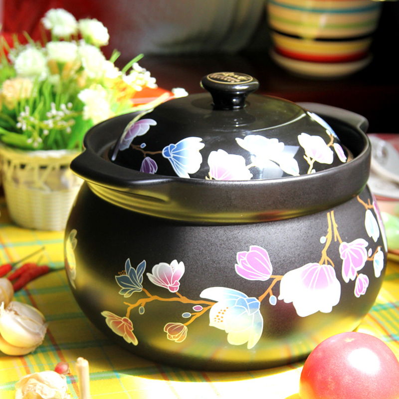 Ya cheng DE ceramic pot casserole stew traditional household flame to hold to high temperature curing soup cooked porridge stone bowl of soup rice