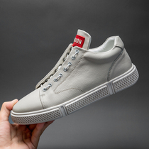 2021 new spring mens shoes Korean version of the trend fashion all-match trendy shoes white board shoes mens casual white shoes