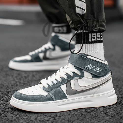 Высокие кроссовки, трендовая универсальная повседневная обувь, 2020 года, осенняя, в корейском стиле, популярно в интернете