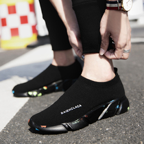 2021 new summer mens shoes breathable socks shoes lovers Korean version of the trend sports casual shoes small size thin trendy shoes