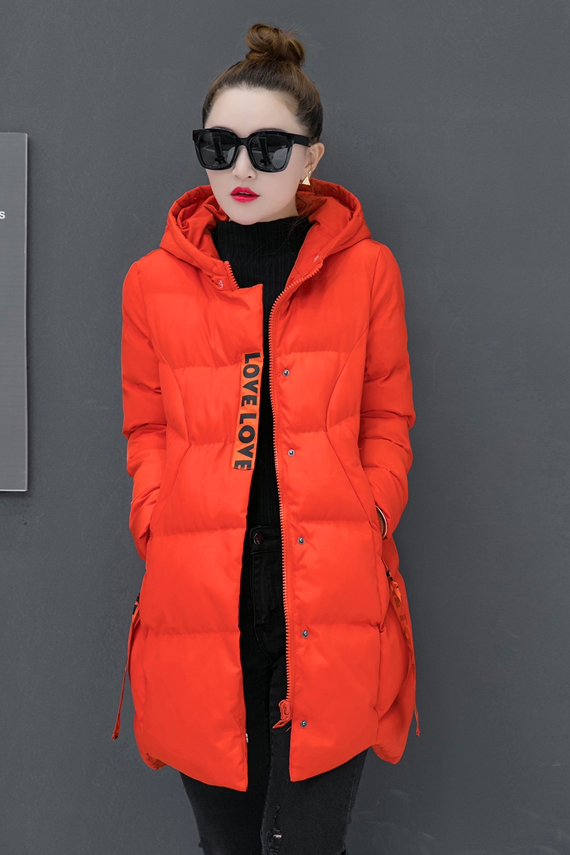 phụ nữ bông của trung dài 2020 mới của Hàn Quốc phiên bản kích thước lớn lỏng bông quần áo hai bên mặc xuống bông áo khoác áo khoác mùa đông