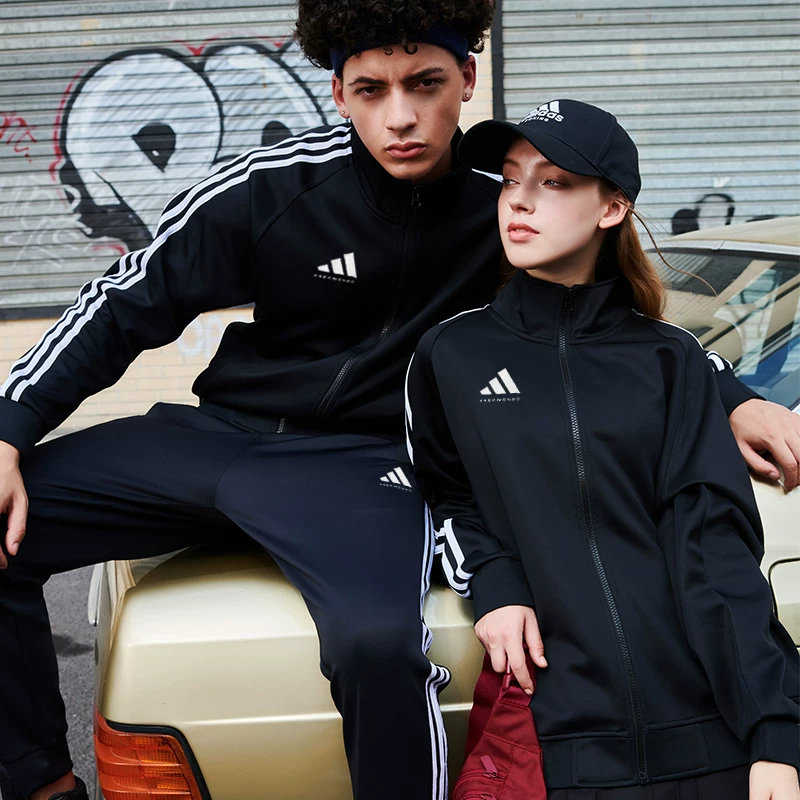 Спортивный костюм Adidas для мужчин и женщин для отдыха, куртка для зала, комплект