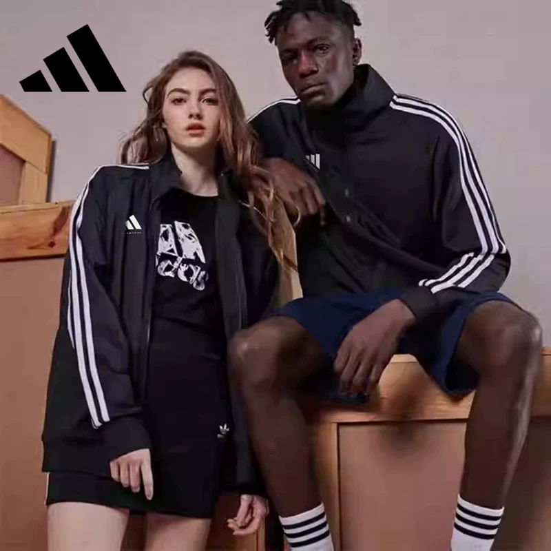 Adidas, весенняя спортивная классическая куртка для мужчин и женщин