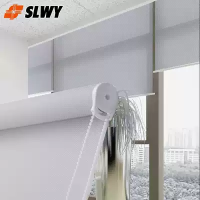 Sunshine fabric roller blinds, curtains, beads, shading, shading, through the scene, flame retardant, waterproof and fireproof, office and school engineering