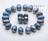 批发托玛琳项炼 幻彩色转运项炼彩色锗粒腰鼓项炼