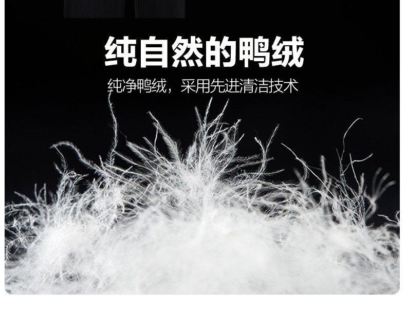 雪中飞 商场同款 男士运动连帽羽绒服 图6