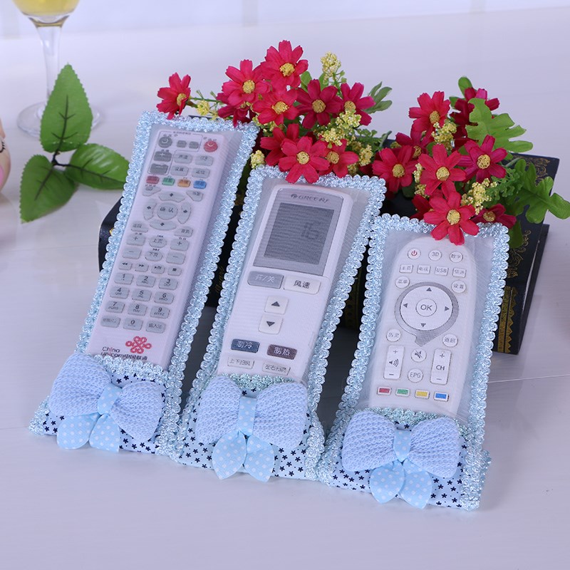 3 Gói điều hòa vải dễ thương Phim hoạt hình dễ thương Trang chủ TV Bộ điều khiển từ xa Bộ vải Chống bụi bẩn - Bảo vệ bụi áo điều hoà nhật bản