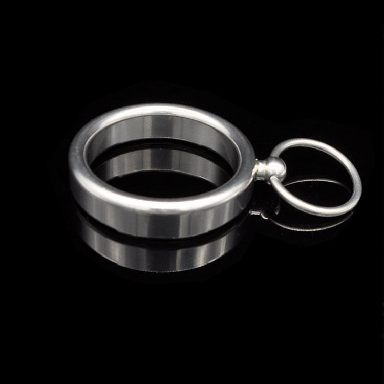 Prisoner Metal Stainless Steel Chastiality lock adult supplies Scribble ring weight tool interesting