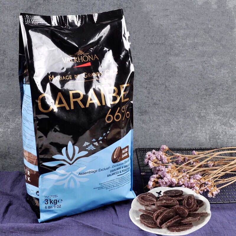 France Imports VALRHONA Fafna Caribbean 66% Dark Chocolate Chocolate Chocolate