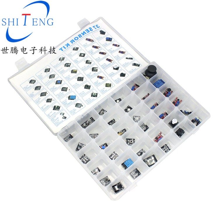 37-in-1 sensor kit 45 all-in-one sensor electronic module robot kit smart trolley sensor