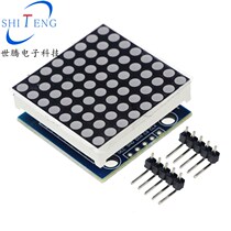 MAX7219 Dot Matrix module control module single chip microcomputer control drive LED display module DIY accessories