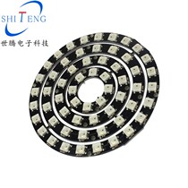 DIY 60-bit four-in-one light board built-in full color drive color light development board WS2812 5050 RGB LED