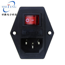 3D printer DIY accessories Makerbot power socket with switch button and fuse