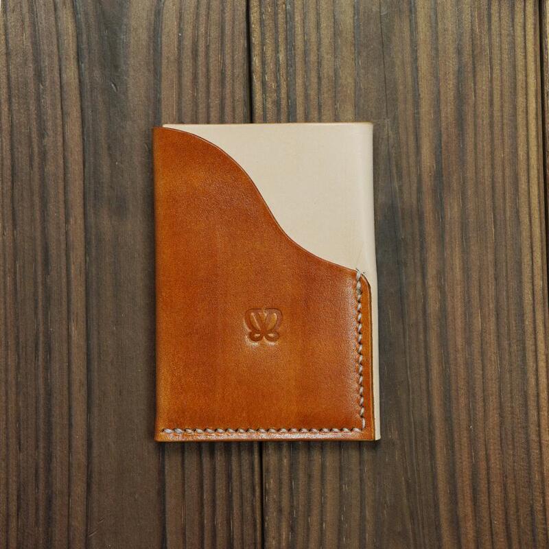 Handmade Italian Vegetable-Tanned Leather First-Layer Cowhide Card Holder Wallet Business Card Holder Storage Bag Original Design