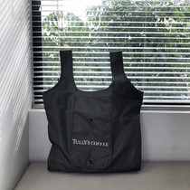 Japan high quality customer fabric Letter folding shoulder backpack Hand bag Shopping bag Beverage bag Environmental bag