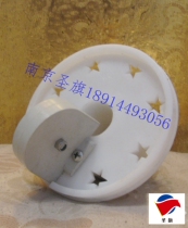 Outdoor stainless steel tapered flagpole accessories Ball head 360 degree downwind tee Rotating ball seat round ball accessories