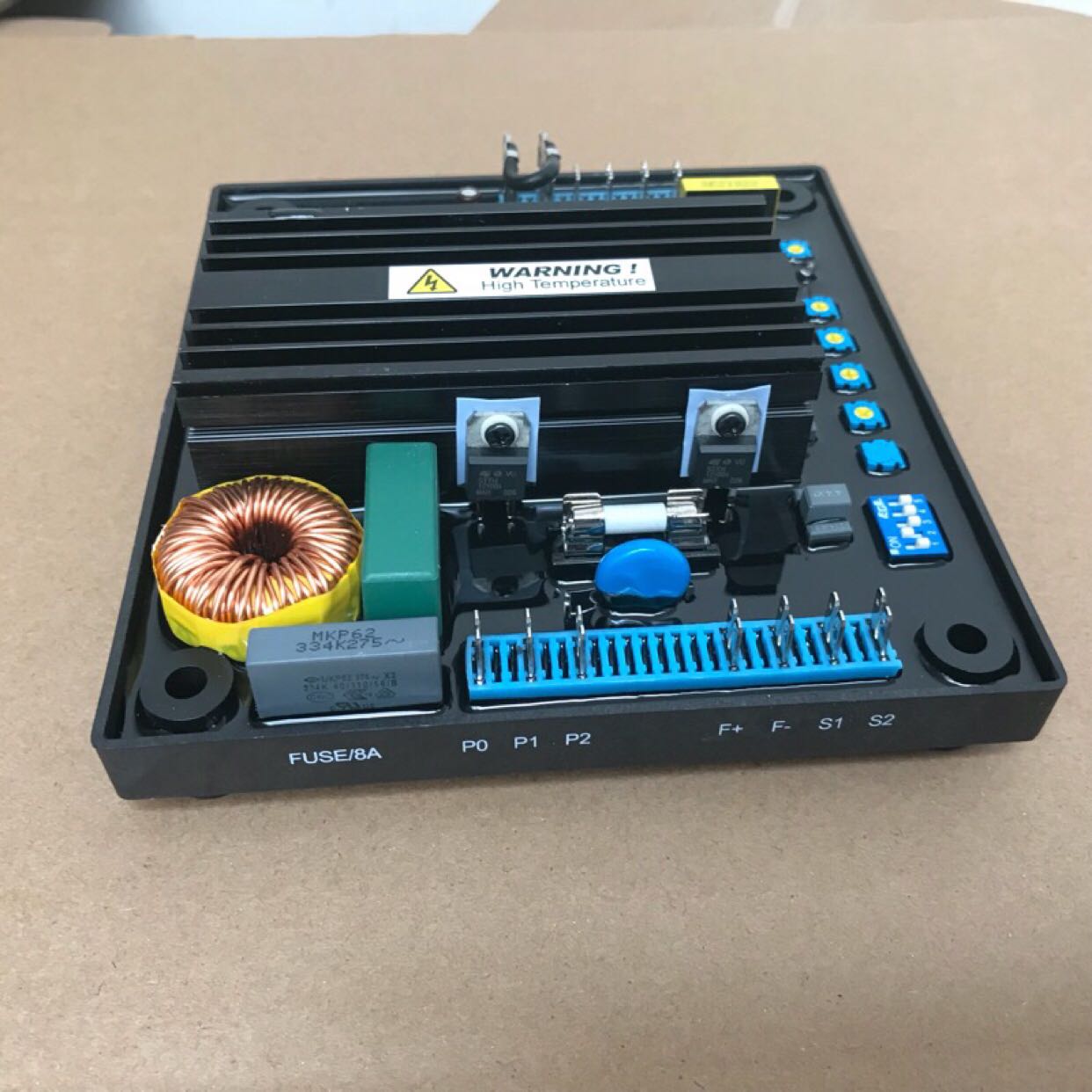 Generator brushless voltage regulator EM125-8TP automatic excitation voltage regulator board in ship Heavy work AVR voltage stabilization