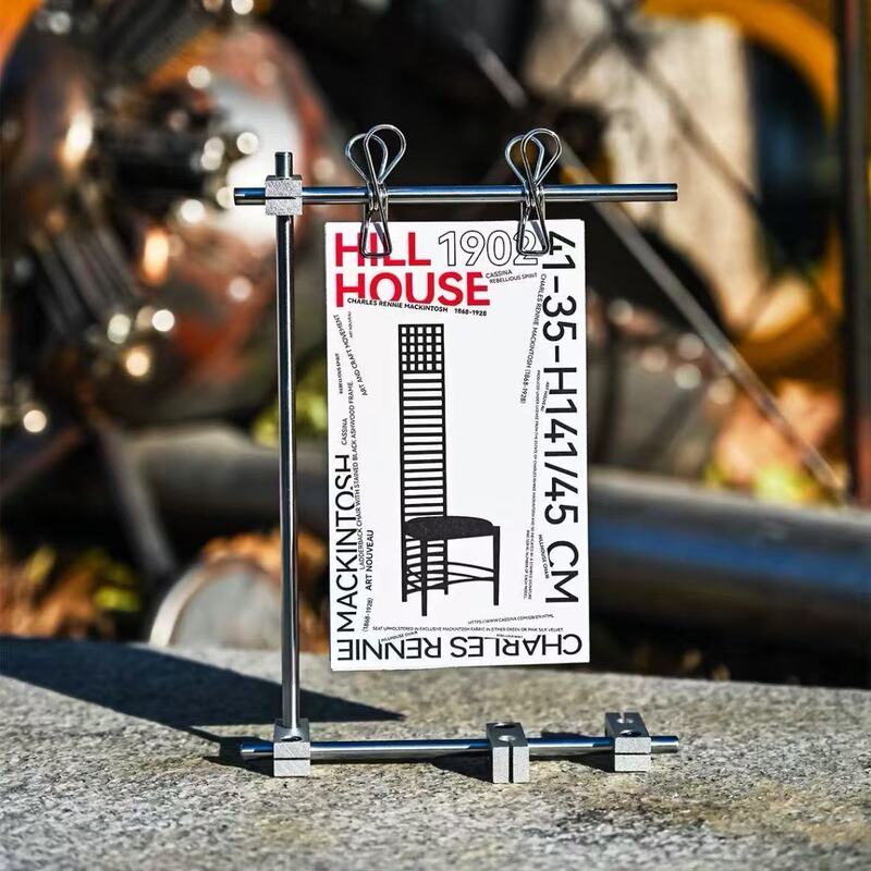 Desktop Photo Display Stand, Card Holder, List Notepad Holder, Optical Axis Computer Desk Ornament, Coffee Shop Menu Stand