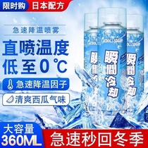 Cooling spray rapid cooling in the car in summer dry ice instant air fast car spray for home cars
