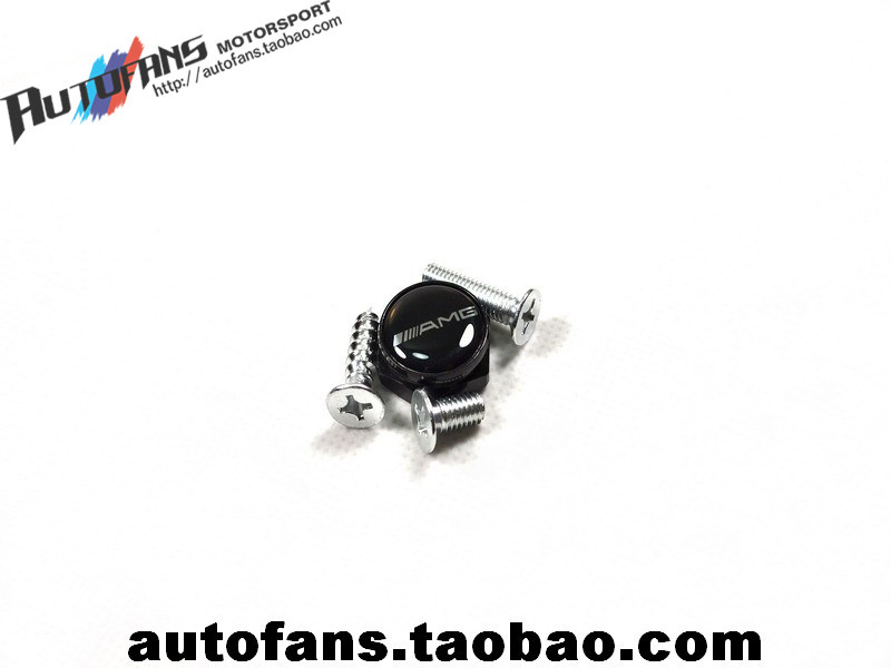 Bence Retrofit AMG Car Mark Black Sub-Light Licence Plate Holder Licence Plate Trust Licence Plate box