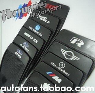 Universal car with cool black eco-friendly anti-slip mat armrest box skid-proof cushion with various models LOGO