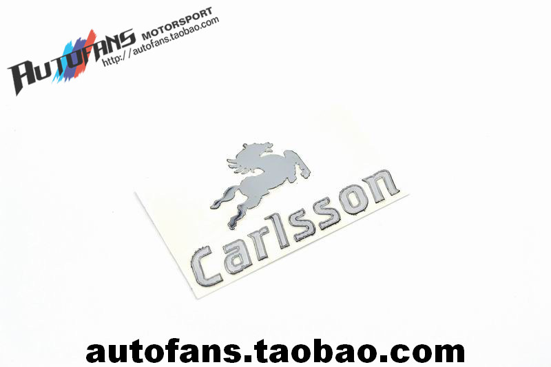 Benz retrofit Carlson thin sticker ultra-thin metal stickers paper car sticker A Level C Class E CLA GLC CLS, etc.