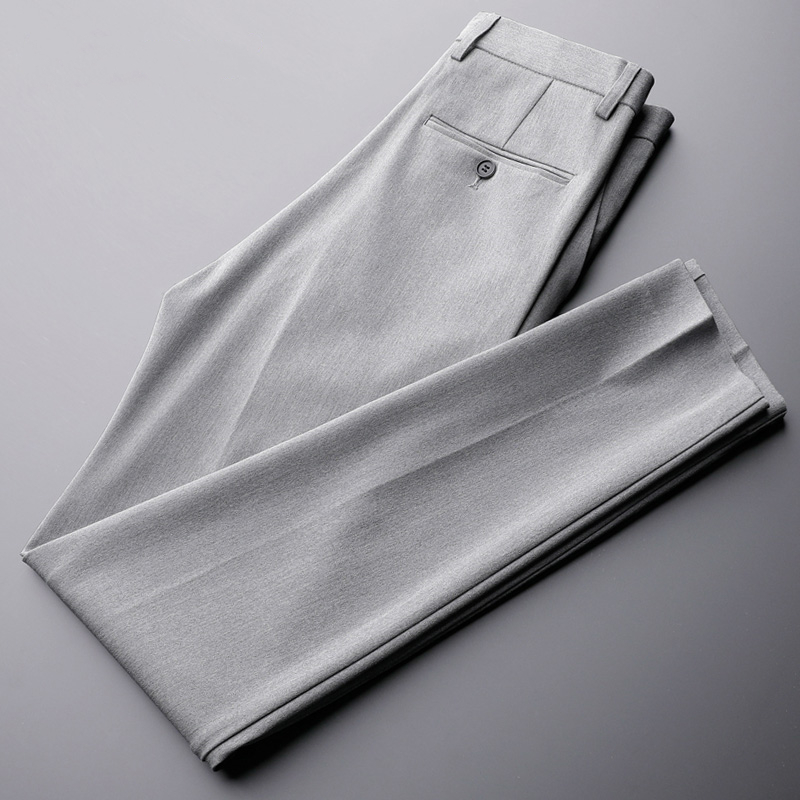 Spring Autumn Season Casual Western Pants Male Korean version trendy small feet 90% Pants Business Positive Fashion Leggings Men Long Pants