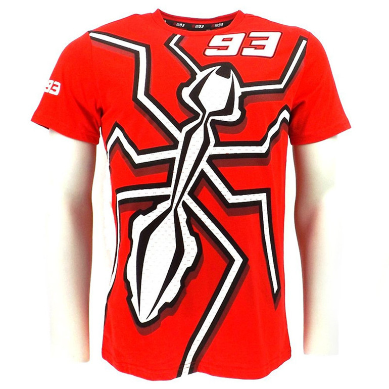 Motorcycle gp cultural shirt pure cotton racing T-shirt No. 93 Marquez car fan clothing casual motorcycle riding short-sleeved male T