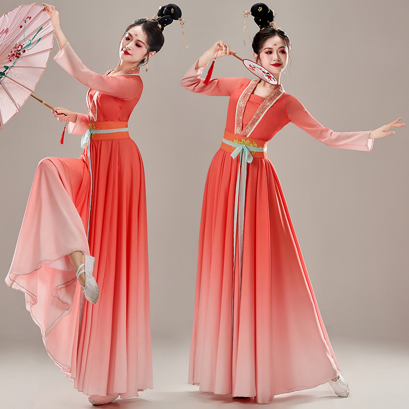 Classical Dance Costumes for Women, Elegant Tokyo Menghualu Han Dynasty, Song Dynasty Qing Dynasty, Yunyue Fairy Art Examination Dance Costumes