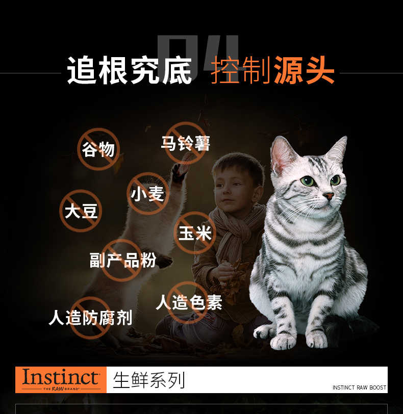 Bailey Bản năng Mỹ Nhập khẩu Dòng gà tươi đông lạnh Công thức thức ăn cho mèo 10 lbs - Cat Staples hạt cho mèo giá rẻ