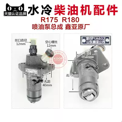 Water-cooled diesel engine parts Plunger pump high pressure fuel injection pump assembly R175176R1809152L2832 horsepower