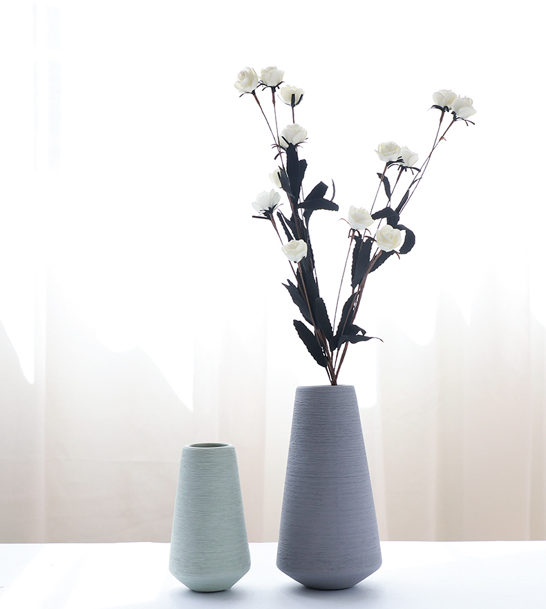 Nan sheng I and contracted ceramic vase simulation flowers, dried flowers, household act the role ofing is tasted furnishing articles mesa adornment handicraft