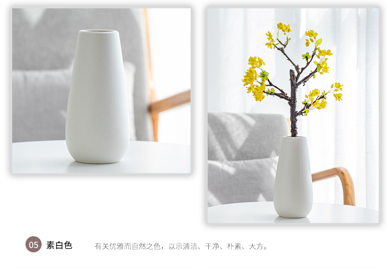 Nan sheng household act the role ofing is tasted simulation flower, dried flower ceramic vase Nordic mesa of I and contracted sitting room place decoration