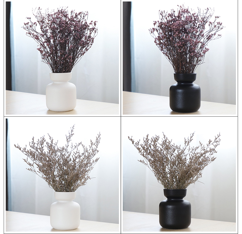 Nan sheng household act the role ofing is tasted simulation flowers, dried flowers, artificial flowers, ceramic vases, I and contracted ins wind mesa place adorn article