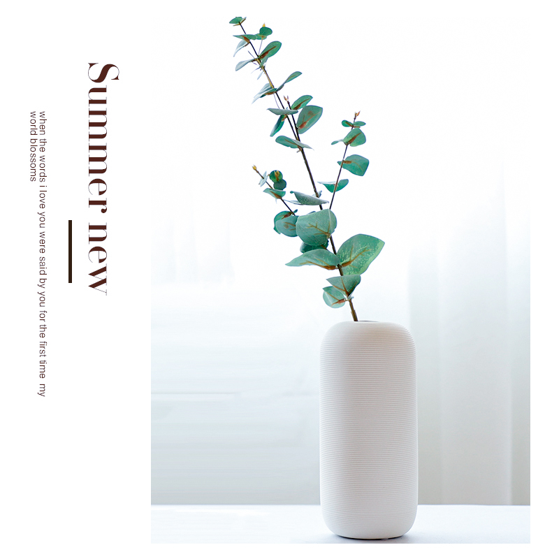 Nan sheng mesa of I and contracted ceramic vase household act the role ofing is tasted furnishing articles decoration craft flower, dried flower simulation flowers