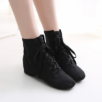 Soft-soled dance shoes adult childrens ballet shoes flat-bottomed high-top jazz boots practice shoes womens cat claw dance shoes