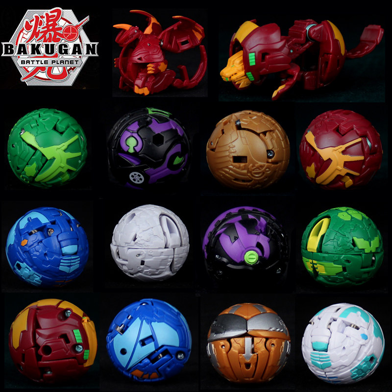 Bakugan boy vs fire One-horned Dragon Dark Tenma Mantis Tyrannosaurus Lion Catapult deformation egg Children's toys