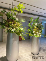 Large floor-standing artificial flowers sales office model room villa lobby hotel artificial flowers opening decorative flower ornaments set