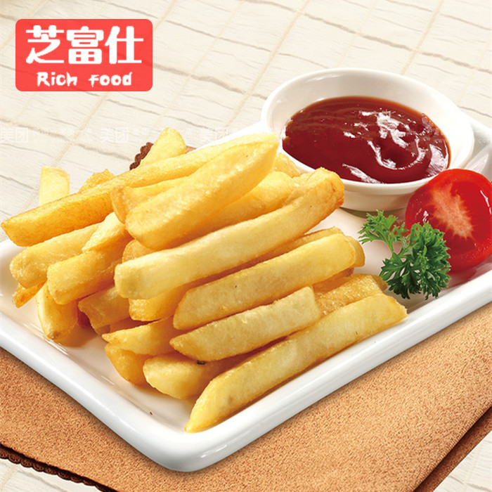 Ludosa extra long thick fries 11 11 frozen semi-finished fries 2270g packs 216 yuan box 6 packs