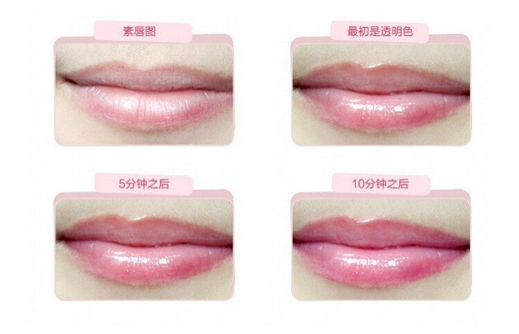Net màu đỏ rung với cùng một mô hình vàng hoa quả màu son môi bền màu giữ ẩm không dính cốc cắn môi trang điểm son môi bbia a25