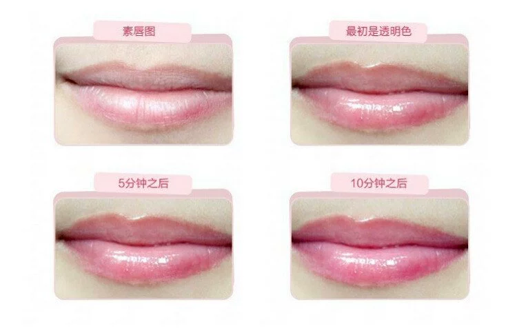 Net màu đỏ rung với cùng một mô hình vàng hoa quả màu son môi bền màu giữ ẩm không dính cốc cắn môi trang điểm son môi 3ce blossom day