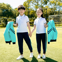 Campus Class Clothing Suit Elementary School Children School Uniforms Pure Cotton Sports Clothes Children Kindergarten Garden Clothes Suit Spring Autumn Three Sets