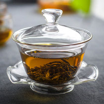 Reviewing Taiwan Wechuanjianwan tea cup pure handmade heat-resistant glass lid bowl tea bowl kung fu tea set Cup