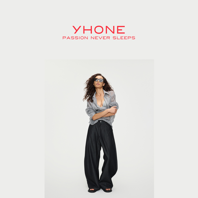 Yhone "Bode Legge" Scimitar-Style Casual Pants, Unisex for Spring and Summer