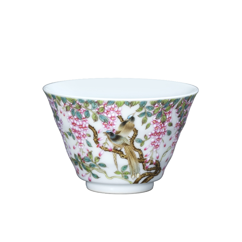 Jingdezhen porcelain on kung fu manual personal single cup powder enamel cups sample tea cup sabingga sukdun dergici jimbi masters cup